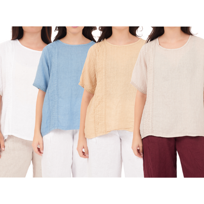 ITALIAN LINEN TOP(N)