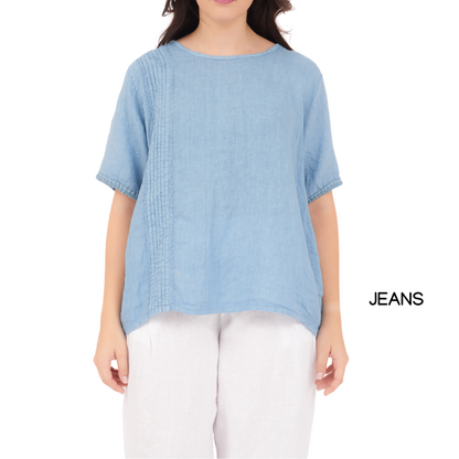 ITALIAN LINEN TOP(N)