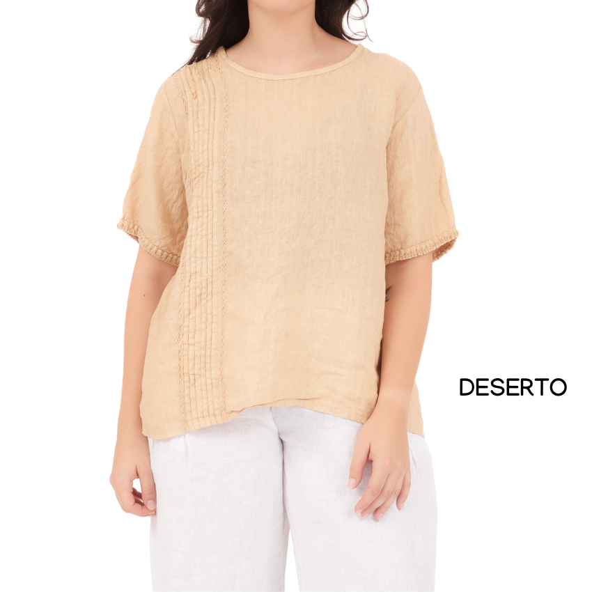 ITALIAN LINEN TOP(N)