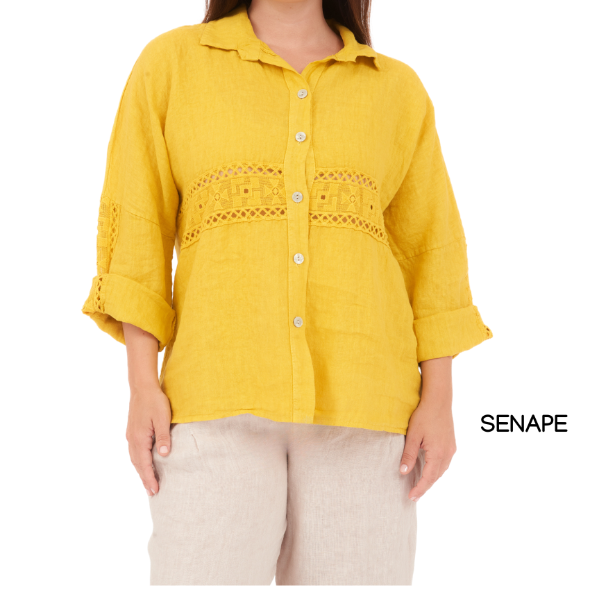 ITALIAN LINEN TOP(N)