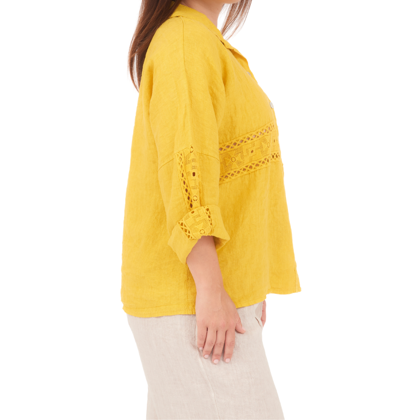 ITALIAN LINEN TOP(N)