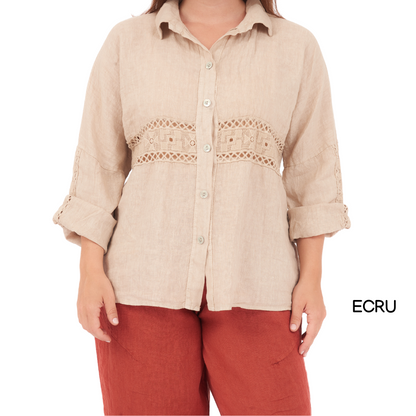ITALIAN LINEN TOP(N)