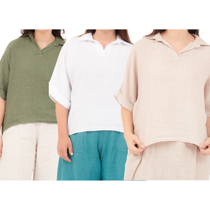 ITALIAN LINEN TOP(N)