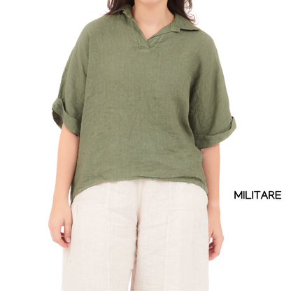 ITALIAN LINEN TOP(N)