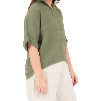 ITALIAN LINEN TOP(N)