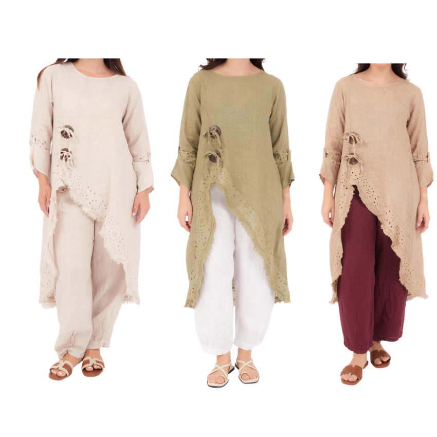 ITALIAN LINEN TOP(N)