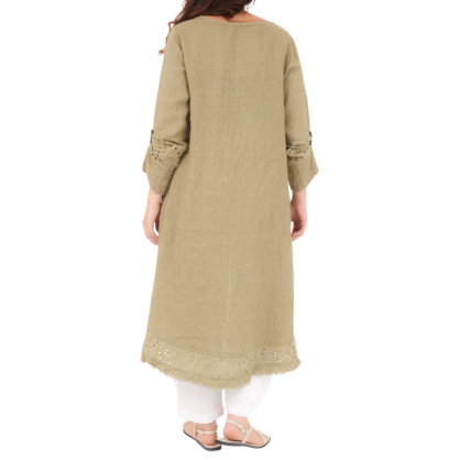 6676 SAFARI ITALIAN LINEN TOP