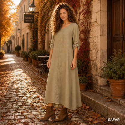 ITALIAN LINEN DRESS (S)