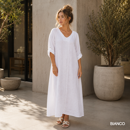 ITALIAN LINEN DRESS (S)
