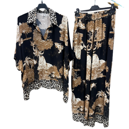 6769/6770 BLACK ITALIAN VISCOSE SET