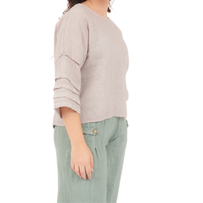 6682 FANGO ITALIAN LINEN TOP