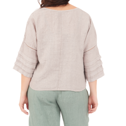 6682 FANGO ITALIAN LINEN TOP
