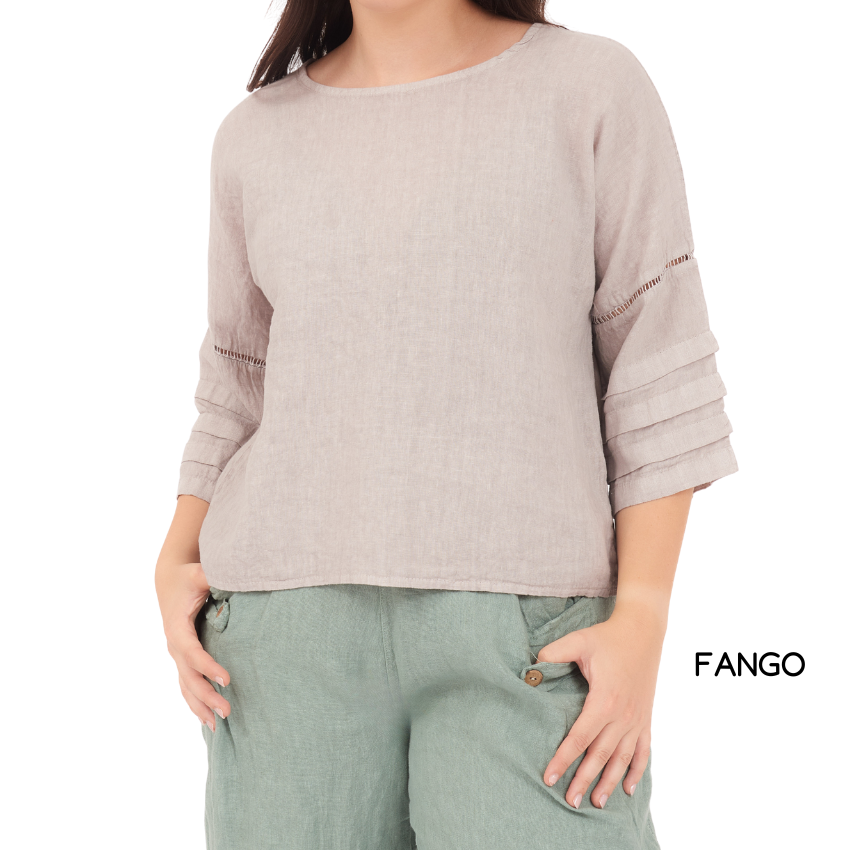 ITALIAN LINEN TOP(N)