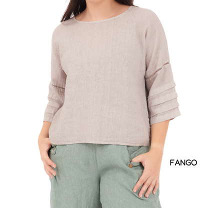 ITALIAN LINEN TOP(N)