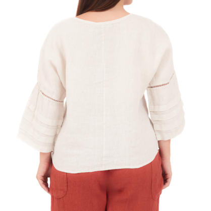 6682 SABBIA ITALIAN LINEN TOP