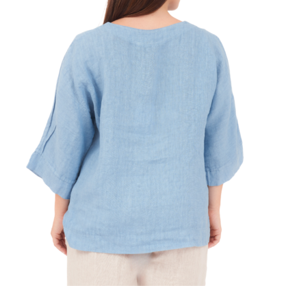 6683 JEANS ITALIAN LINEN TOP