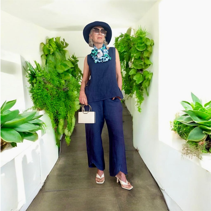 6684 NOTTE ITALIAN LINEN TOP