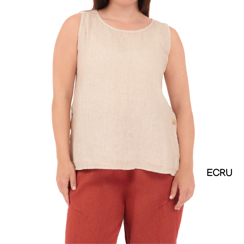 ITALIAN LINEN/COTTON TOP(N)