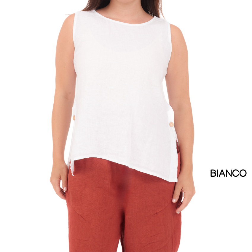 ITALIAN LINEN/COTTON TOP(N)
