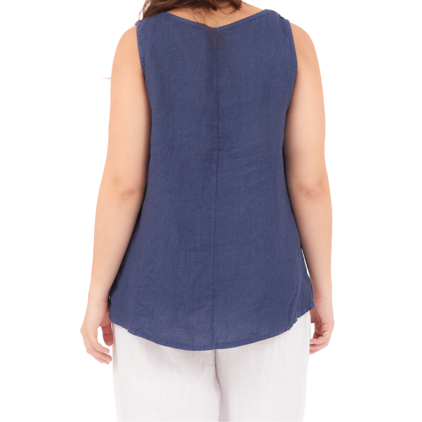 ITALIAN LINEN/COTTON TOP(N)