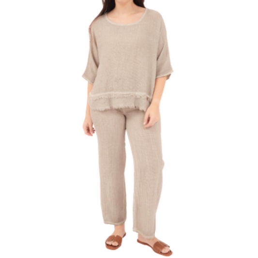 6686 FANGO ITALIAN LINEN PANT