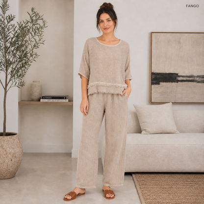 6686 FANGO ITALIAN LINEN PANT