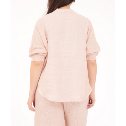 6688 SMOKE ITALIAN LINEN PANT