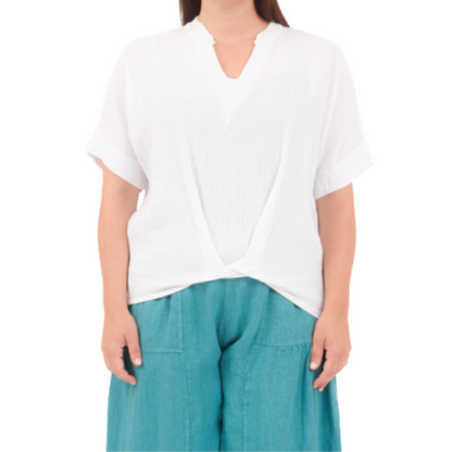 6689 BIANCO ITALIAN COTTON TOP