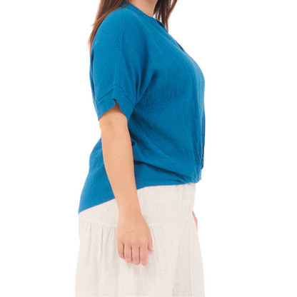 ITALIAN LINEN COTTON TOP (N)