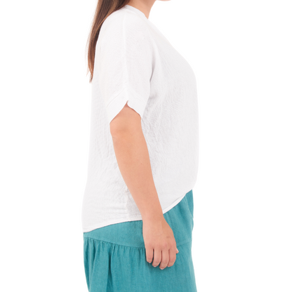 ITALIAN LINEN COTTON TOP (N)