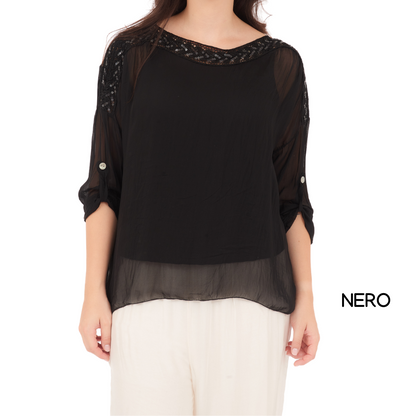 ITALIAN SILK TOP(N)