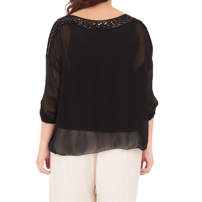 ITALIAN SILK TOP(N)