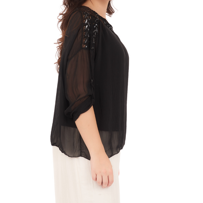 ITALIAN SILK TOP(N)