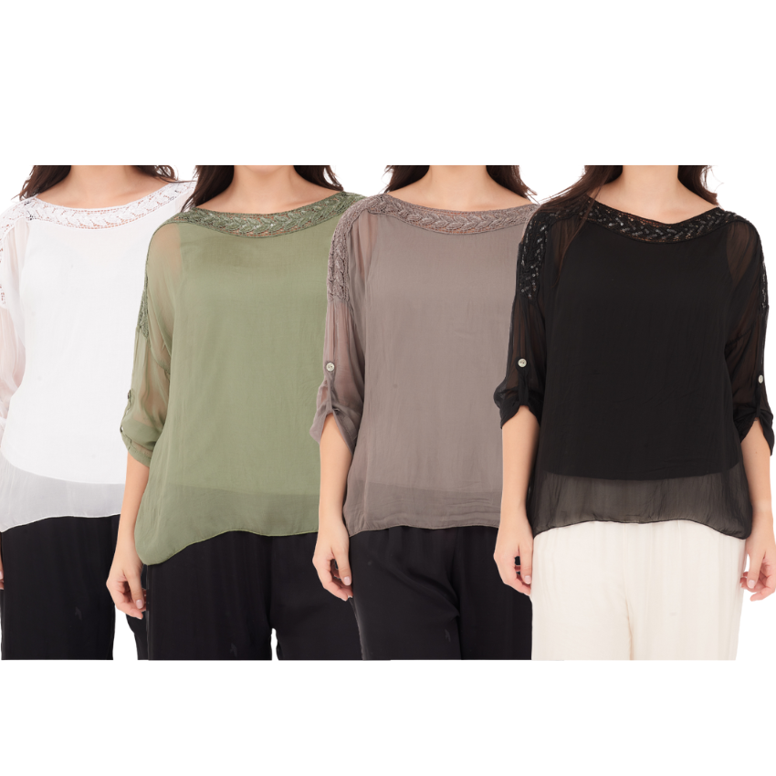 ITALIAN SILK TOP(N)