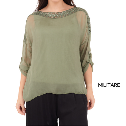 ITALIAN SILK TOP(N)