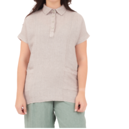 6694 FANGO LINEN TOP