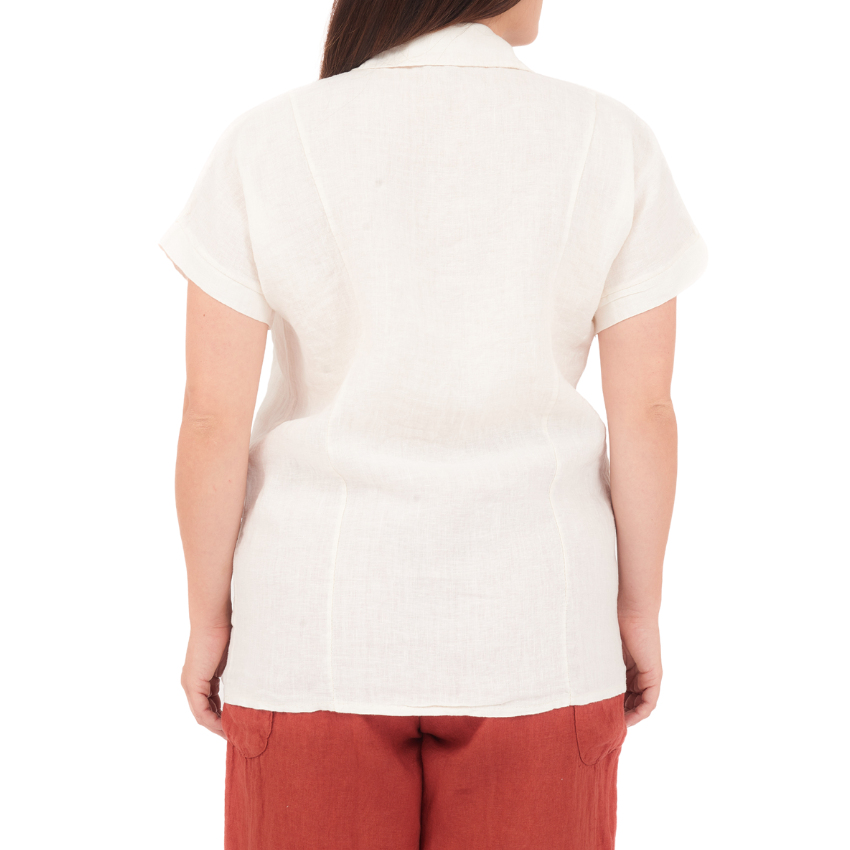 ITALIAN LINEN TOP (S)