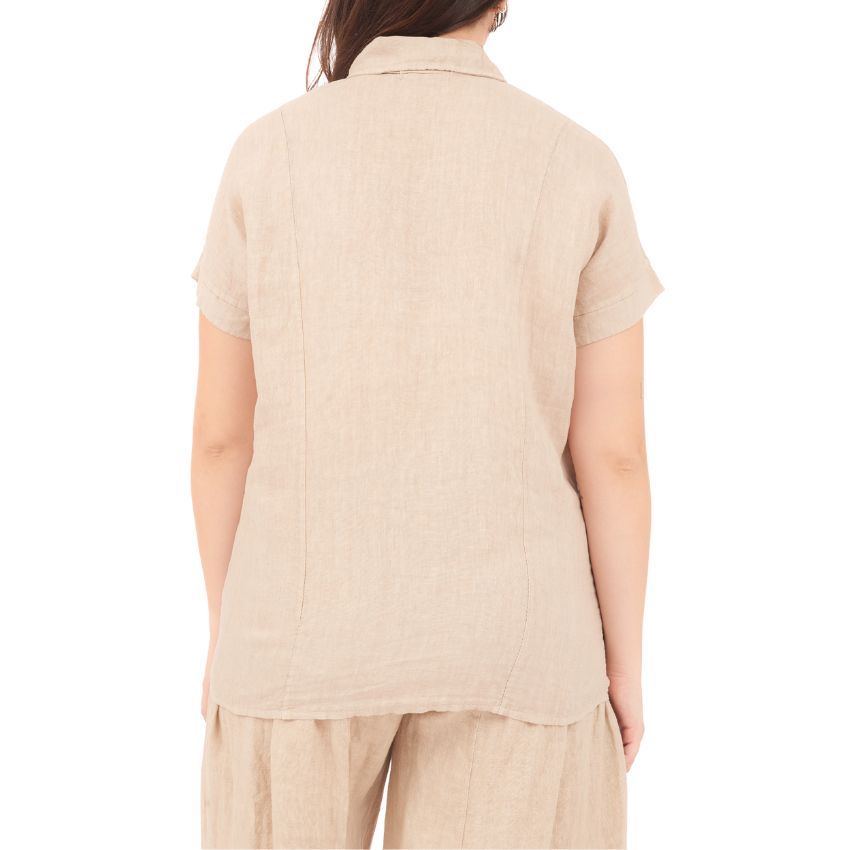 ITALIAN LINEN TOP (S)