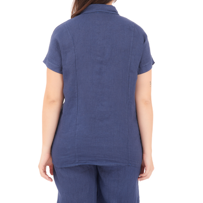 ITALIAN LINEN TOP (S)