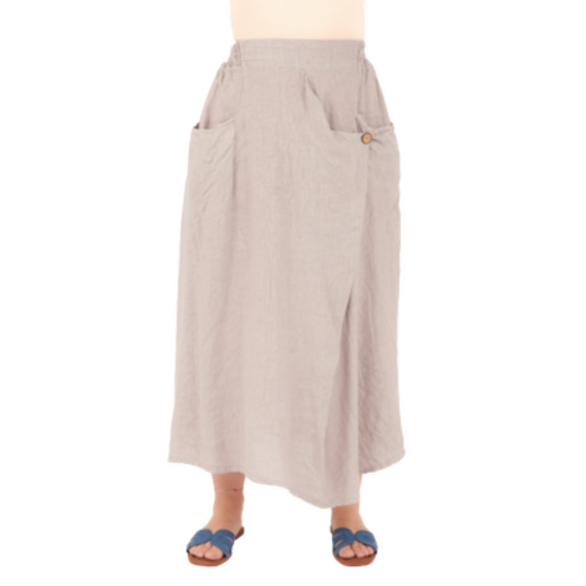 VERA MAY FANGO ITALIAN LINEN SKIRT 6695