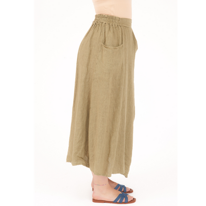 ITALIAN LINEN SKIRT  (N)