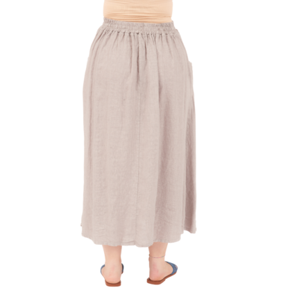 VERA MAY FANGO ITALIAN LINEN SKIRT 6695