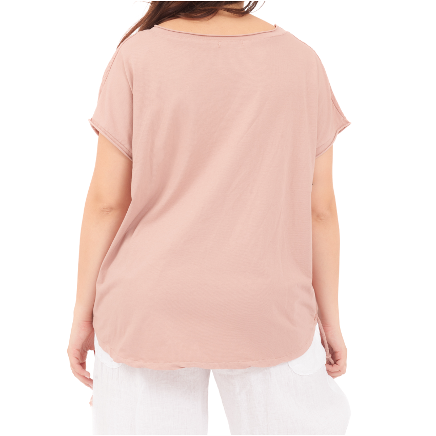 ITALIAN LINEN TOP (S)