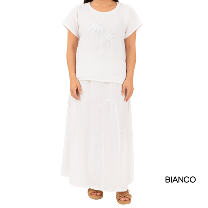 ITALIAN LINEN TOP (S)