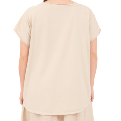 66962 CASHMERE ITALIAN LINEN TOP