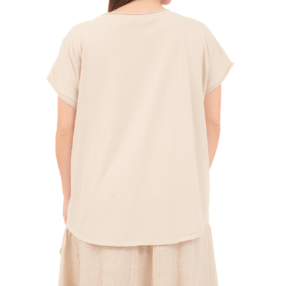 66963 CASHMERE ITALIAN LINEN TOP
