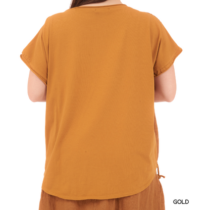 ITALIAN LINEN TOP (N)