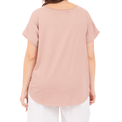 66963 ROSA ITALIAN LINEN TOP