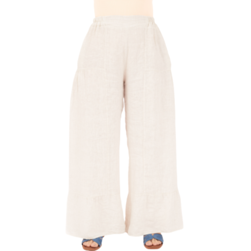 Vera May Italian Linen Sabbia Pant 6697
