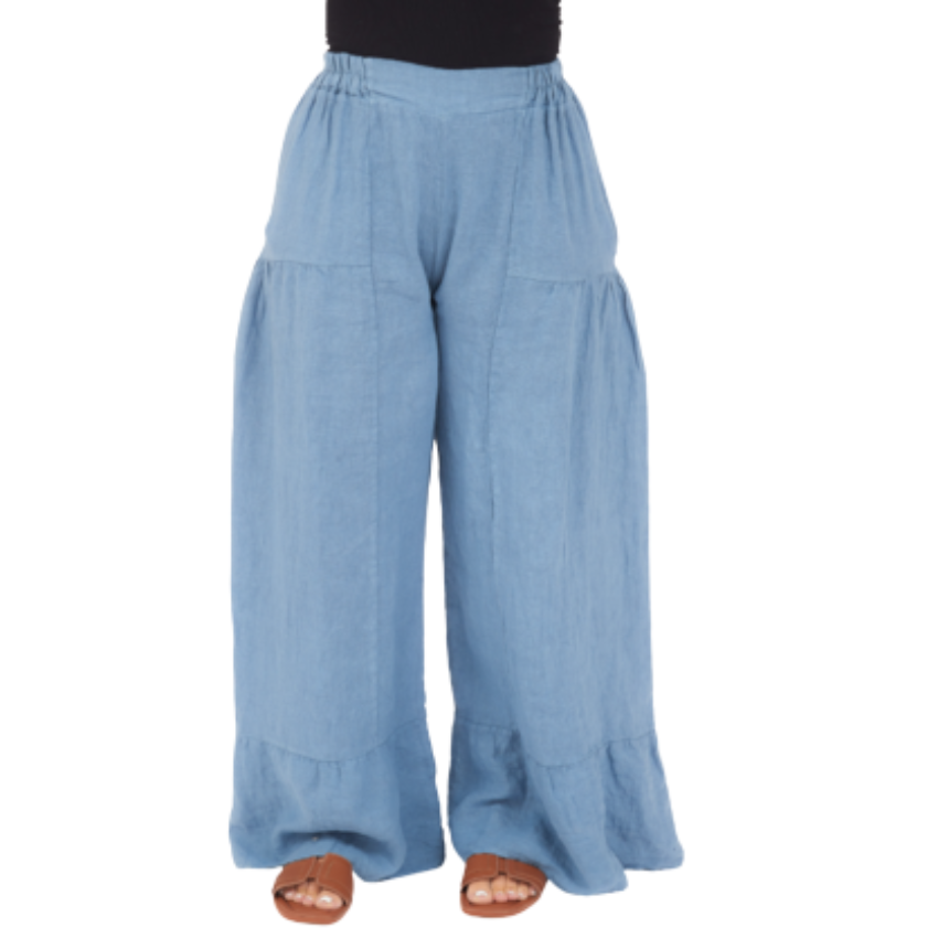 Vera May Italian Linen Jeans Pant 6697